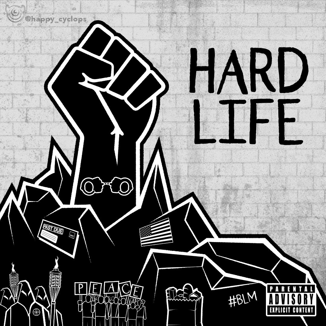 Happy_Cyclops00's tweet photo. Cover Art I designed for a local artist's new single - Hard Life
This is my second Cover Art design for a local artist making music with their family. The song, Hard Life, is about the struggle of working hard in a system that’s built against you. #coverart #albumart #design https://t.co/qrnohAPVCI
