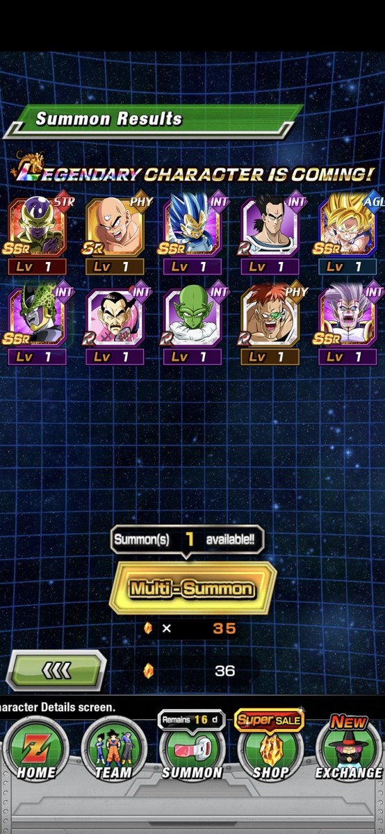 roxas388's tweet photo. @Nanogenix Did 1 full rotation of Goku and nothing, first summon on Vegeta and like I'm done https://t.co/SZY2AMV1n5