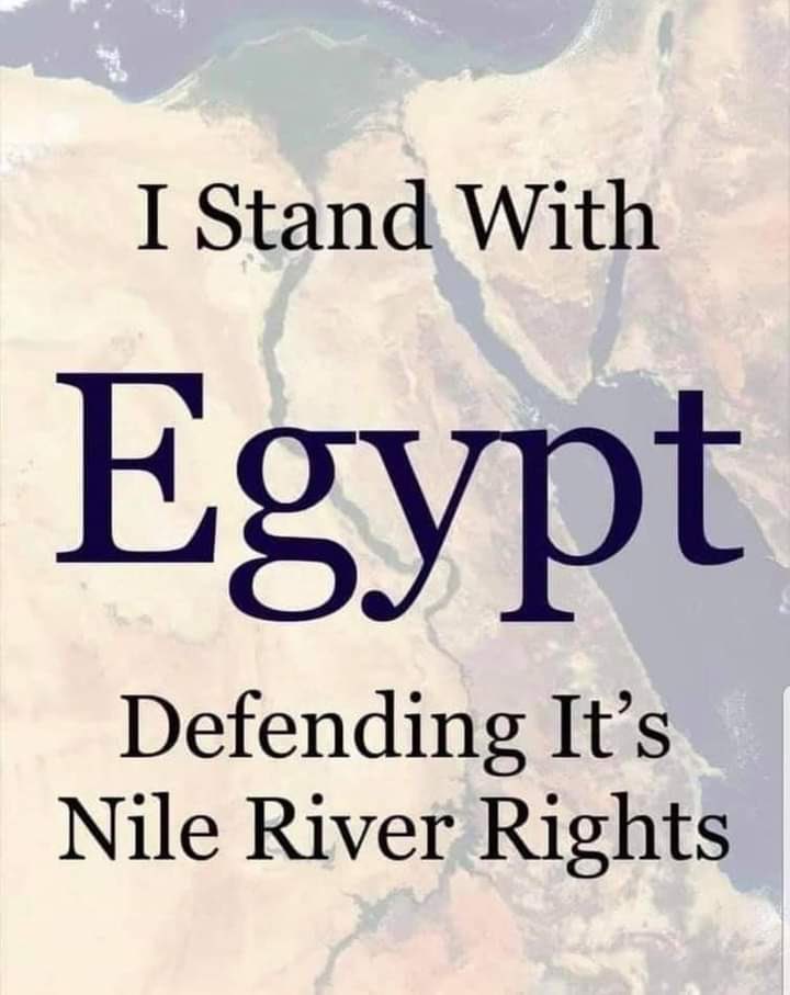 I support my country's right to defend its water rights in the Nile River