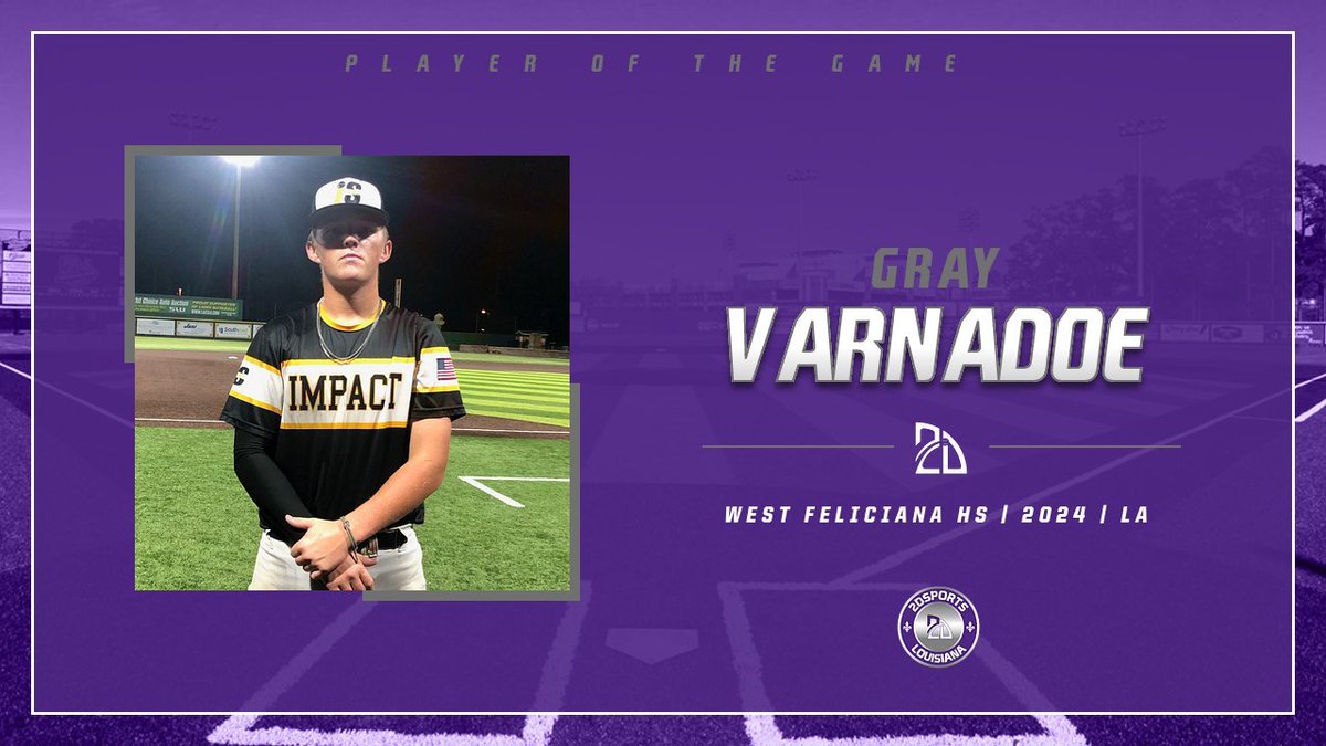 ⭐️#TopPerformer⭐️
Gray Varnadoe
4IP, 2H, 1R, 5K
Summer Team: Impact (<a href="/impactsportsla/">Impactbaseballla</a>)
#SouthLAShowdown