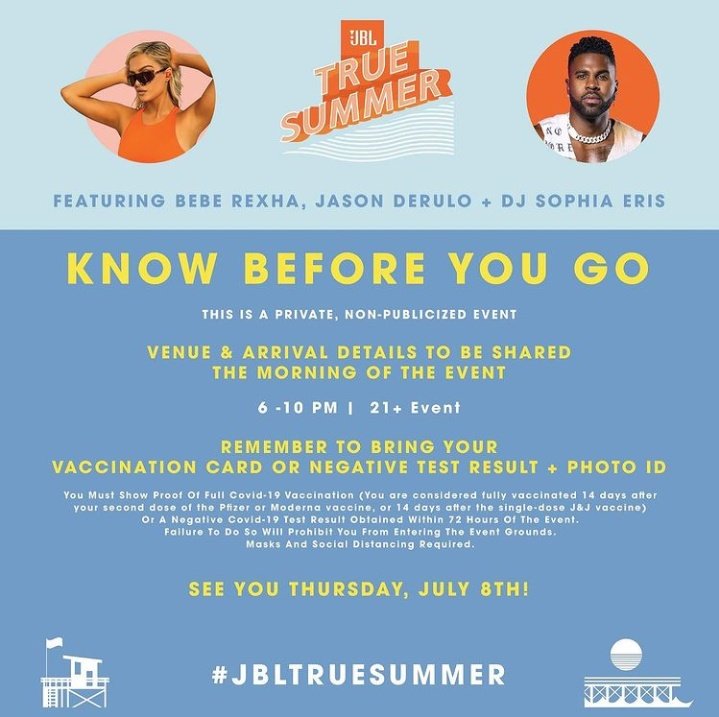 Bebe is performing very soon!!
#JBLTrueSummer