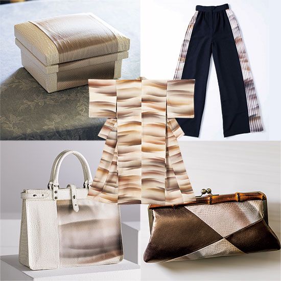 【1枚のきものから作った素敵なアイテムをご紹介！】“着られないきものをリメイクして、再び活躍させる”物も思い出も大切にする素敵なライフスタイルを始めてみてはいかがでしょう。buff.ly/3jWPytR　#着物 #着物女子 #着物リメイク #サステナブル #バッグ #