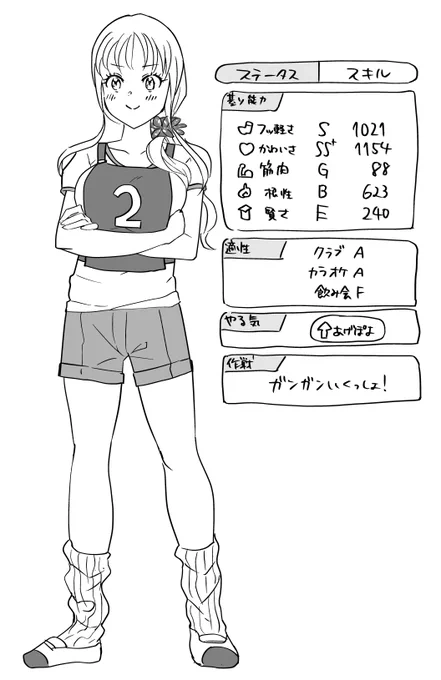GII以下のレースを体操服で走るギャル 