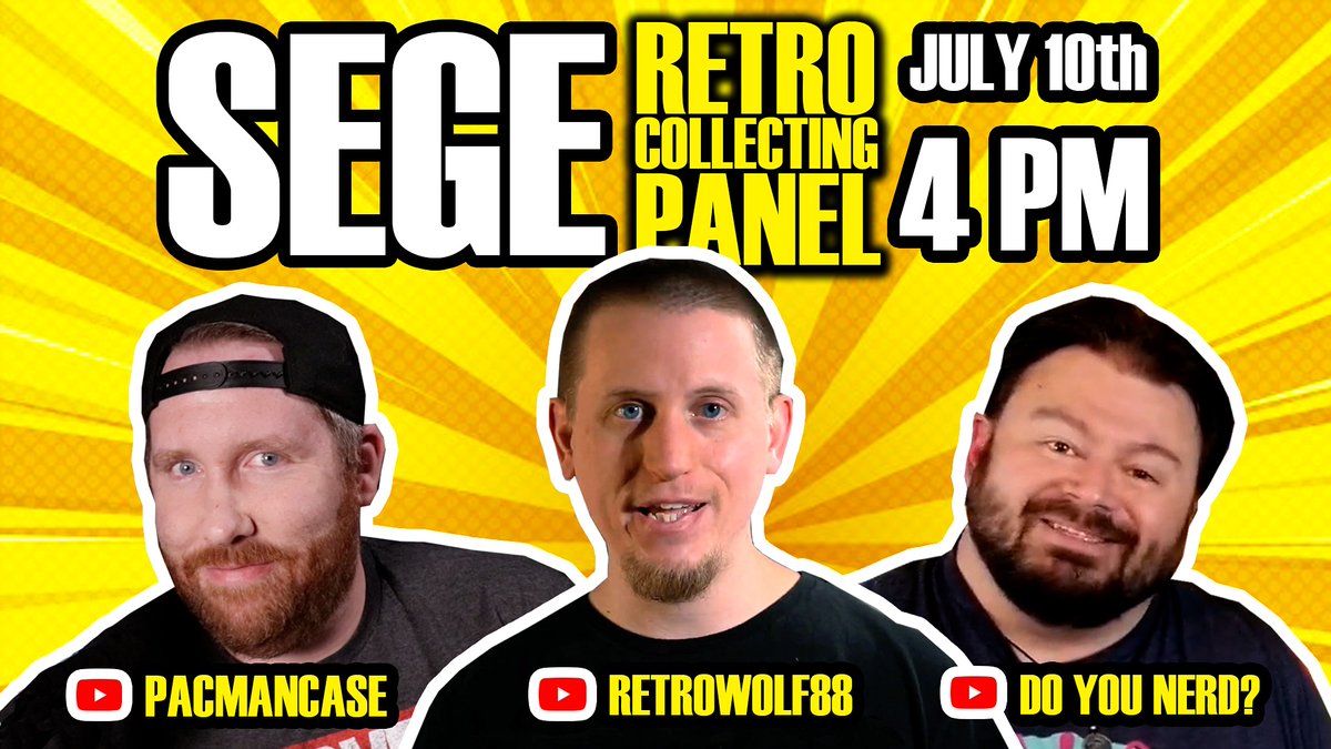 We are almost here! The South East Game Exchange is upon us. If you're feeling sassy come check out our Panel about Video Game Collecting on Saturday at 4:00pm in Panel Room #2