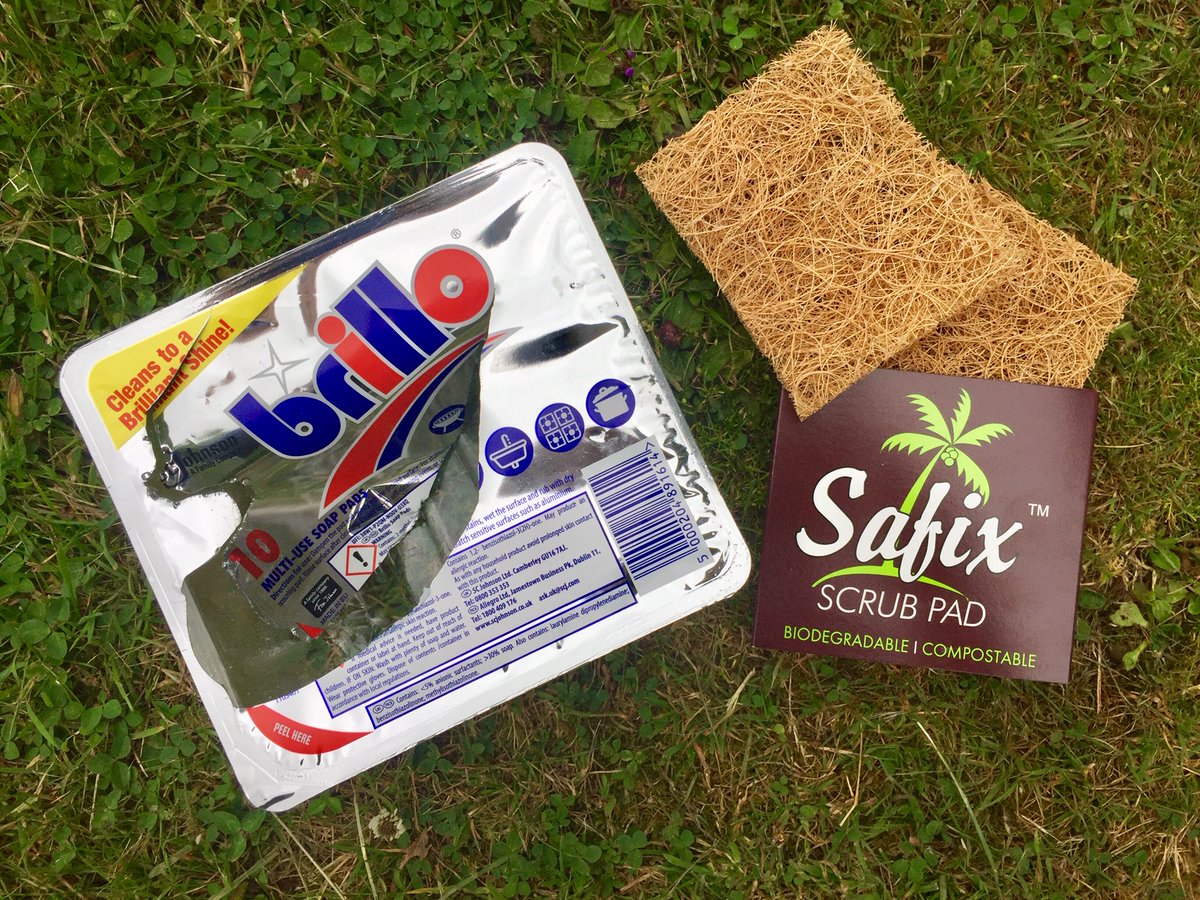 We are taking part in #PlasticFreeJuly and every changeover trying to identify something to switch to be more #sustainable in our 3 #GreenTourism Gold rated #holidaycottages. Yesterday was scourers...