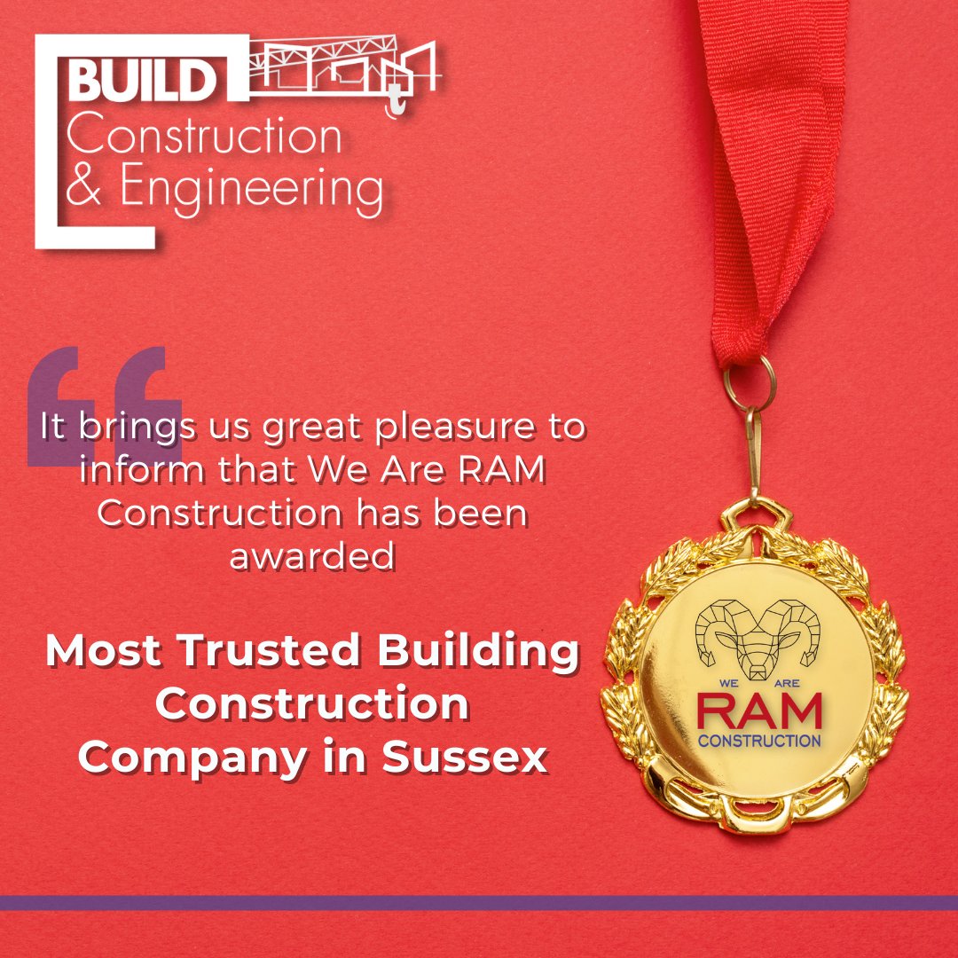 "Hello We Are RAM Construction 
First and foremost, I hope you &amp; the team are all in good health. 
After much deliberation, the judging panel have now made their final decision and I am delighted to be the one to share the results with you". 🏆🎆🎉
#construction #team