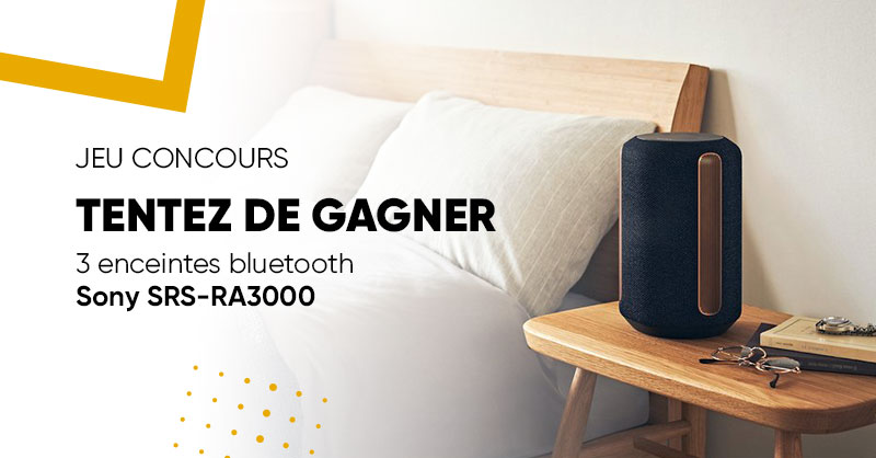 Fnac's tweet image. JEU CONCOURS 🎼 | Du son de qualité. Tentez de gagner 3 enceintes bluetooth Sony SRS-RA3000 ! 😆 Pour participer : RT + Follow @Fnac. Bonne chance 🍀👉 fcld.ly/q4l92jo

Fin du jeu : 12 juillet 23H59