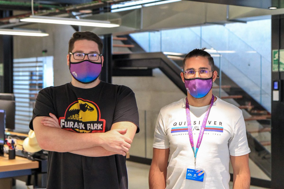 DonDominio's tweet photo. Seguimos aumentando el equipo y dos nuevos programadores se han unido al departamento de desarrollo. Ellos son Tino y Dani, esperamos que puedan aprender mucho con nosotros 👨🏻💻
Da comienzo su aventura en el #SCIPTeam 🧡💜 https://t.co/4i9Epx889M