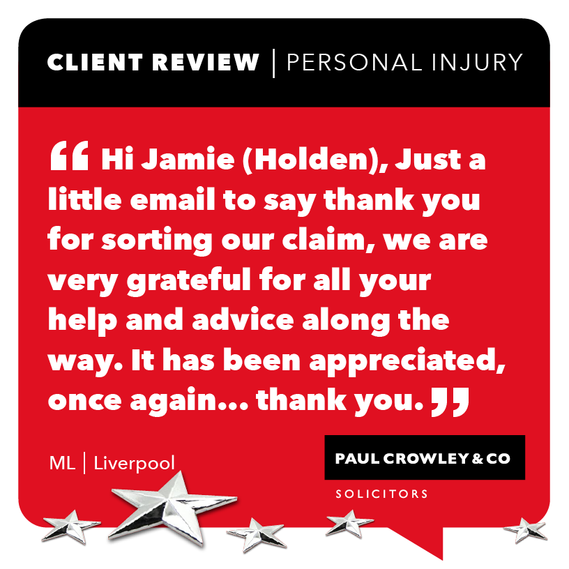 PaulCrowleyCo's tweet image. To discuss a NO WIN NO FEE personal injury compensation claim, call Jamie on 0151 264 7363.#accidentsatwork#seriousinjuryspecialists#seriousinjury#roadtrafficaccident#rta#paulcrowleysolicitors#compensationclaims#personalinjury#motorbikeaccident#motorcycleaccident#motorcycleinjury