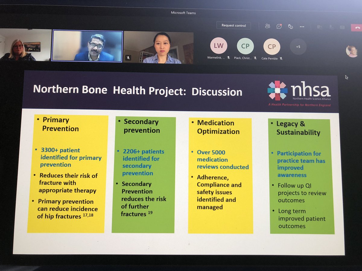 We had a fab session last thing @ yesterday’s @_BSGconference with @The_NHSA AMD #sunilnedungayil re #NorthernBoneHealthProject 🔑messages #primaryprevention #secondaryprevention #medsoptimisation @innovationnwc @HealthInnovMcr @AHSN_NENC @YHAHSN @InterfaceCS1 @PsychUni_of_Sun