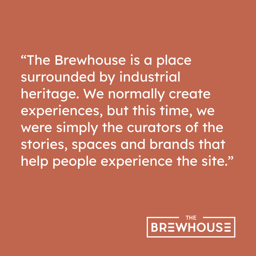 “The Brewhouse is a place surrounded by industrial heritage. We normally create experiences, but this time, we were simply the curators of the stories, spaces and brands that help people experience the site.” Says Keith Pillow from DAAA Haus and DNA 

#thebrewhouse #officespace