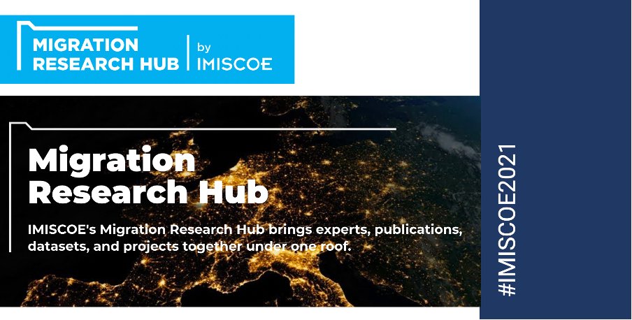 IMISCOE's tweet image. Learn more about the #MigrationResearchHub - this important free tool helps you to systematically navigate the growing field of migration studies, boot your visibility, and to network with your peers!
➡️Join at 11:15-12:00 CET #IMISCOE2021