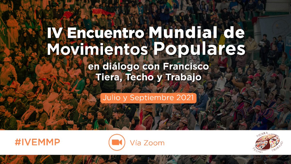 VaticanIHD's tweet photo. IV Encuentro Mundial de Movimientos Populares #IVEMMP Se tratará el impacto del Covid en los trabajadores más humildes y descartados. El @Pontifex_es tiene previsto participar en la sesión de septiembre. Hoy @CardinalTurkson https://t.co/m3b7HG2K6m via @LANACION @bettapique https://t.co/kNtsMNuvf8