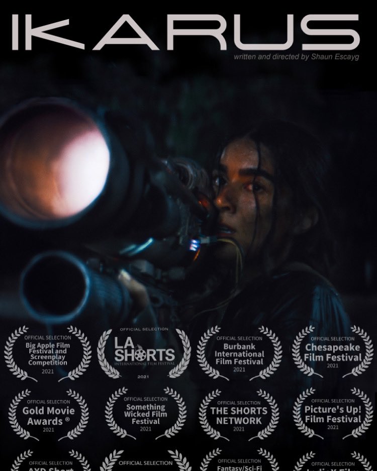 KNashvlia's tweet photo. Congrats #NidaKhurshid on your lead role in the award winning short
#IKARUS β¦ LA Shorts Fest
@CanduManagement and @agentsNMK Weβre so excited for you. #femaleactionhero #scifi @LAshortsFest #model #scifi @USA #lashortfilminternationalfestival https://t.co/kUUP0RnyPl