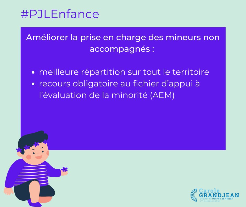 👏Adoption du #PJLEnfance ! 
✅améliorer les conditions d’accueil des enfants placés
✅prévenir les violences faites aux enfants
✅améliorer les conditions de travail des professionnels ✅améliorer la prise en charge des mineurs non-accompagnés.  #DirectAN