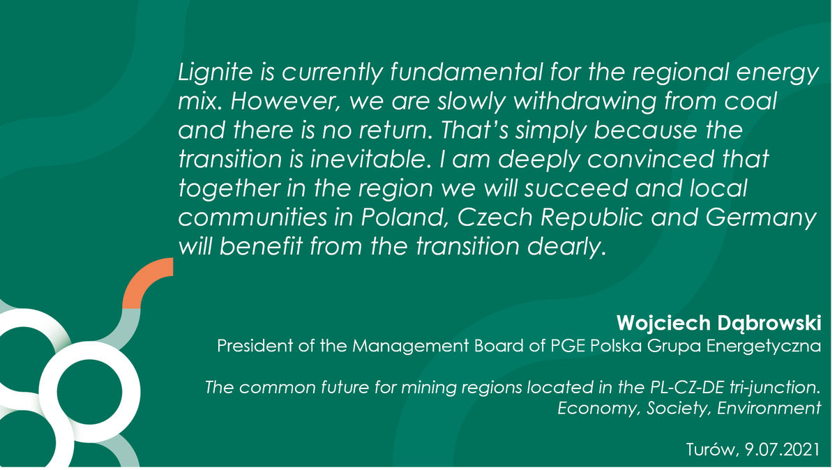 Grupa_PGE's tweet photo. Introduction from Wojciech Dąbrowski, President of @Grupa_PGE to the debate ‘A common future for mining regions located in the PL-CZ-DE tri-junction. Economy, Society, Environment’ hosted by @Grupa_PGE #JustTransition #EUGreenDeal #ClimateNeutralEU #CoalRegionsEU #MiningRegions https://t.co/fWW25rSIJ2