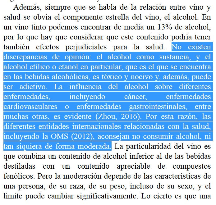"El #alcohol es tóxico, nocivo y puede ser adictivo. Las entidades internacionales relacionadas con la salud, incluida la OMS, aconsejan no consumir alcohol, ni siquiera de forma moderada", según explica el investigador Miguel Herrero en 'Los falsos mitos de la alimentación'.