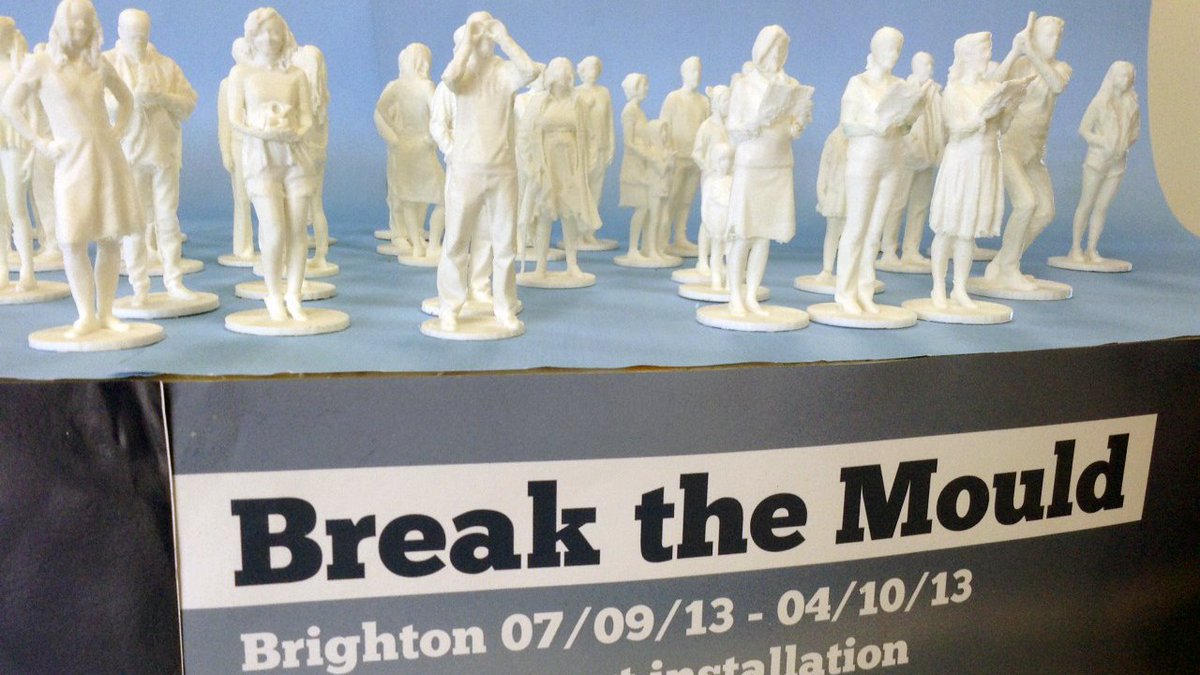 FuseBoxBtn's tweet image. #FlashbackFriday to this 3D printing art installation we supported called &apos;Break the Mould&apos; courtesy of @DevelopingDream 👨‍🎨

About the project: developingdreams.com/blog/breakthem…

#Technology #3D #3Dprinting #Installation #Brighton #BioPlastic #Mould #Art #BrightonCreatives