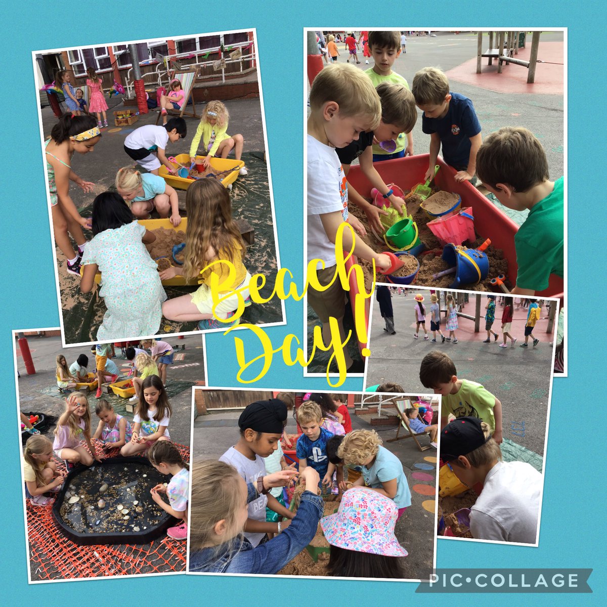 #2M enjoying BeAcH DaY! <a href="/marlboroughpri/">Marlborough Primary</a>