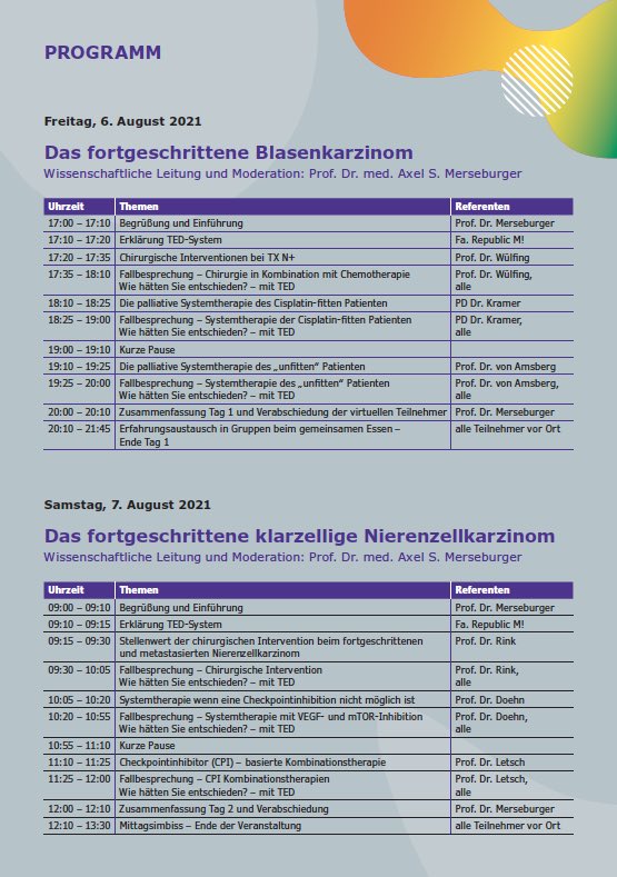 Spannende uro-onkologische Fortbildung am 6./7. August in HH. Präsenz und Virtuell möglich. Anmeldung über QR Code. <a href="/amerseburger/">Axel S. Merseburger</a> <a href="/wulfingc/">Christian Wülfing</a> <a href="/mwvetterlein/">Malte W. Vetterlein</a> <a href="/PAEGild/">Philipp Gild</a> @miokra