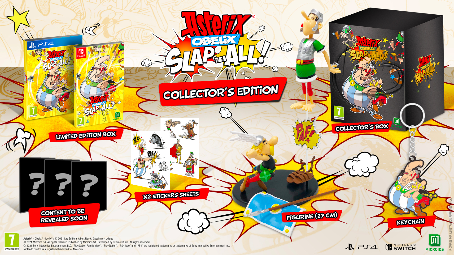 Microids on Twitter: "Discover the collector's and limited edition of the game &amp; Obelix: Slap All! Asterix &amp; Slap All! will launch in Fall 2021 on PS4, Xbox
