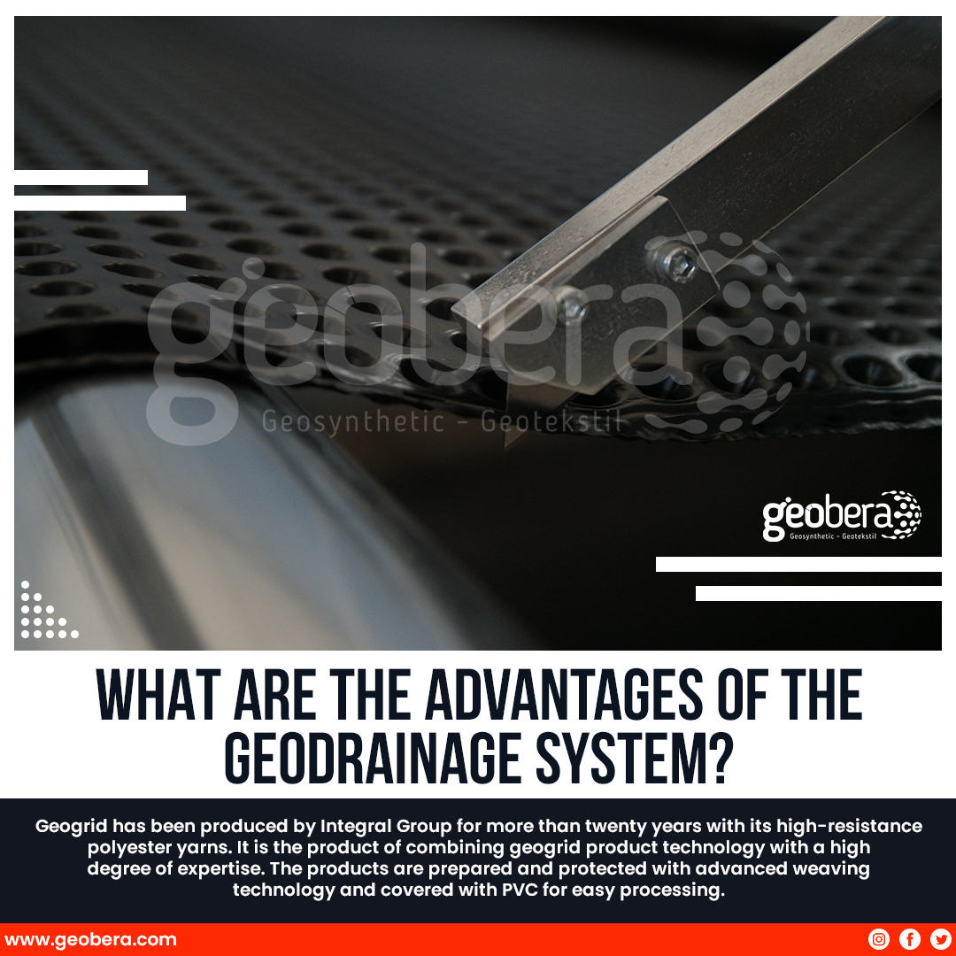 GeoberaGlobal's tweet photo. What are the advantages of the geodrainage system? https://t.co/6U2OoXk8Lc

#geotekstil #geosentetik #geotextile #geosynthetic #geonet #geogrid #geoboru #geohücre #geofoam #geotüp #geomembran #geokompozitler #geotextile #construction #inşaat #potablewaterpools https://t.co/gF3bsdXUx6