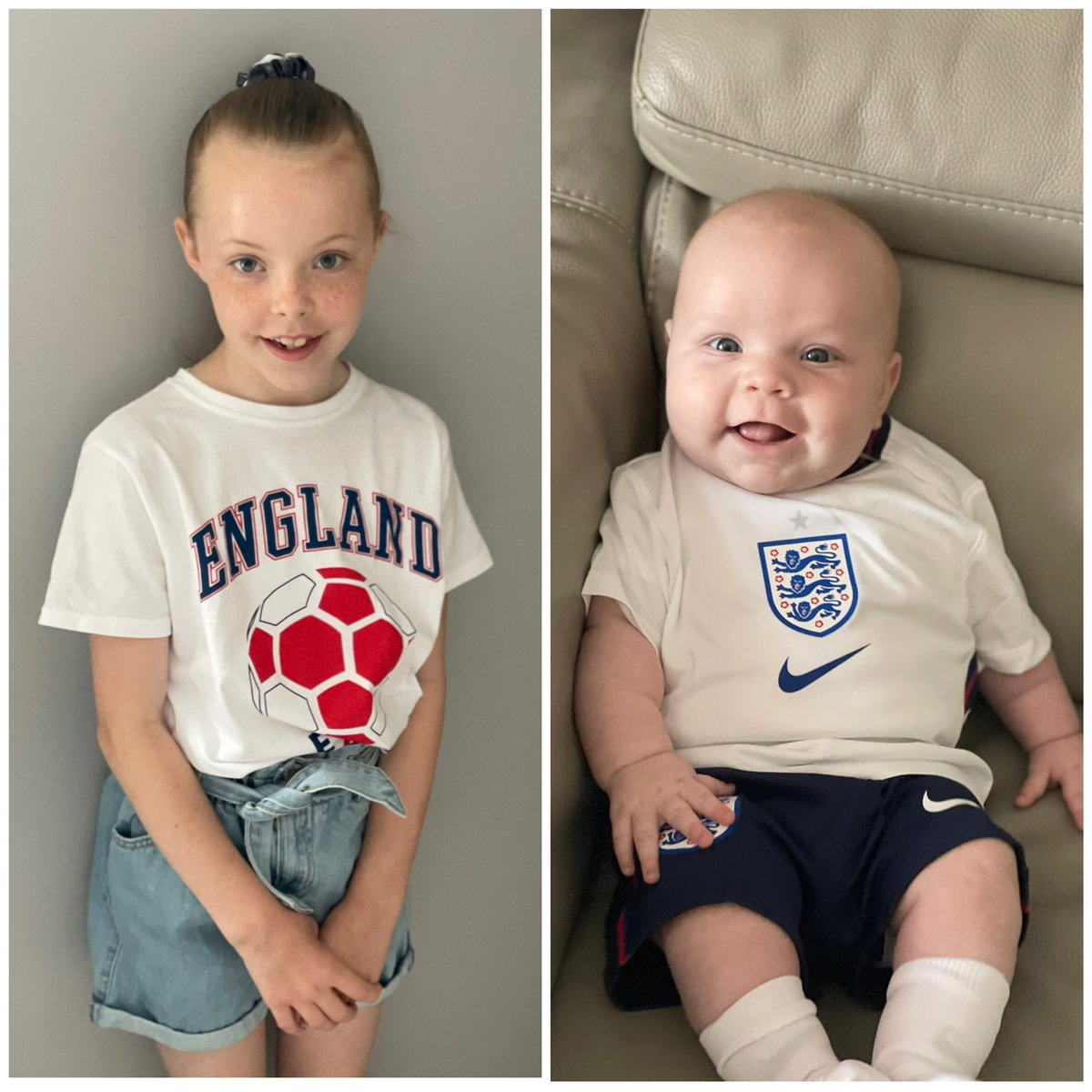Lydia &amp; Albie are getting ready for our euros final party on Sunday when ITS COMING HOME 🏴󠁧󠁢󠁥󠁮󠁧󠁿⚽️<a href="/thismorning/">This Morning</a>