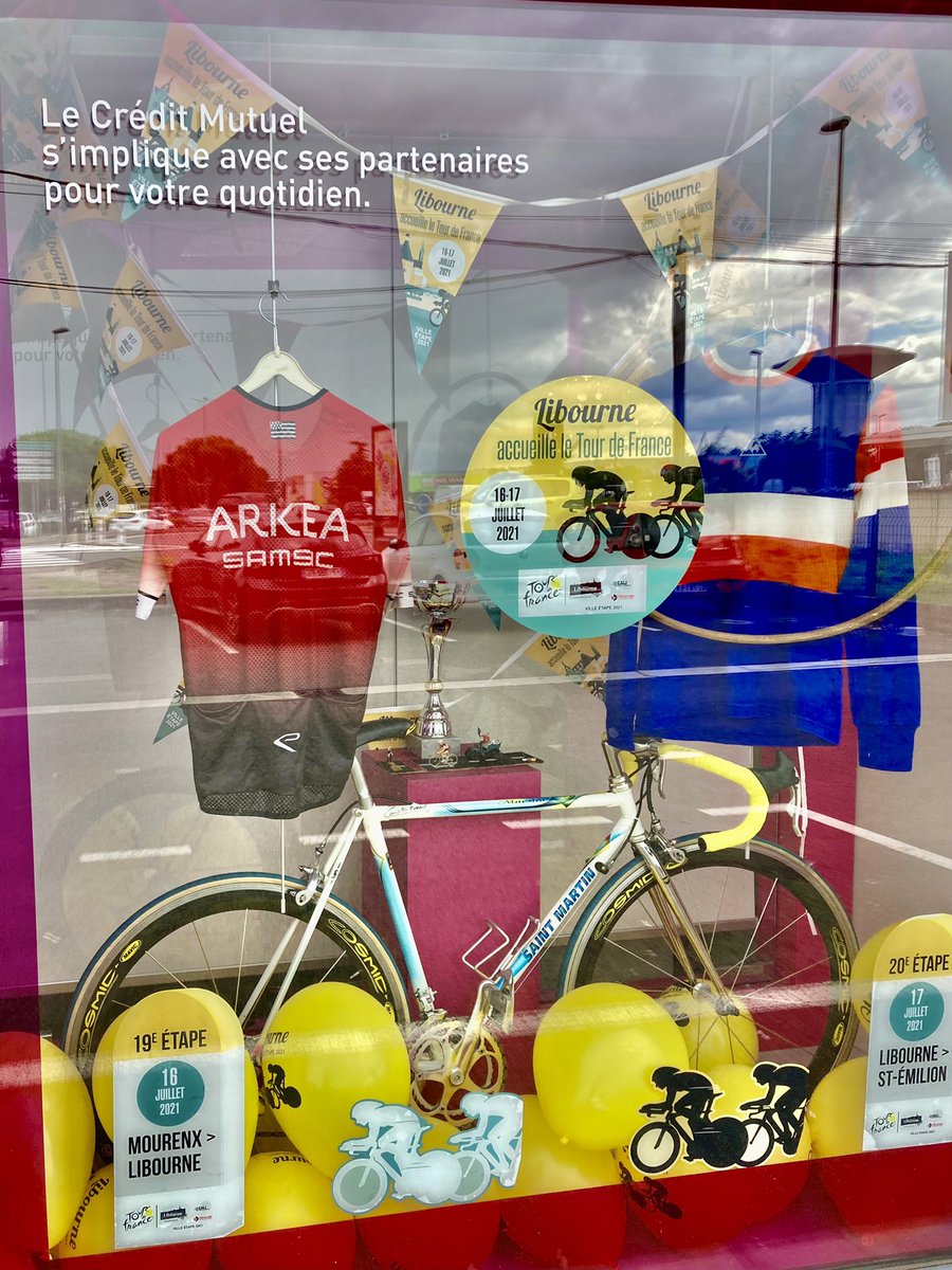 Le <a href="/LeTour/">Tour de France™</a> arrive sur @ville_libourne  dans 1 semaine !!! Nous sommes prêts !!! 🥳😎🚴🏽‍♂️ @secteur332