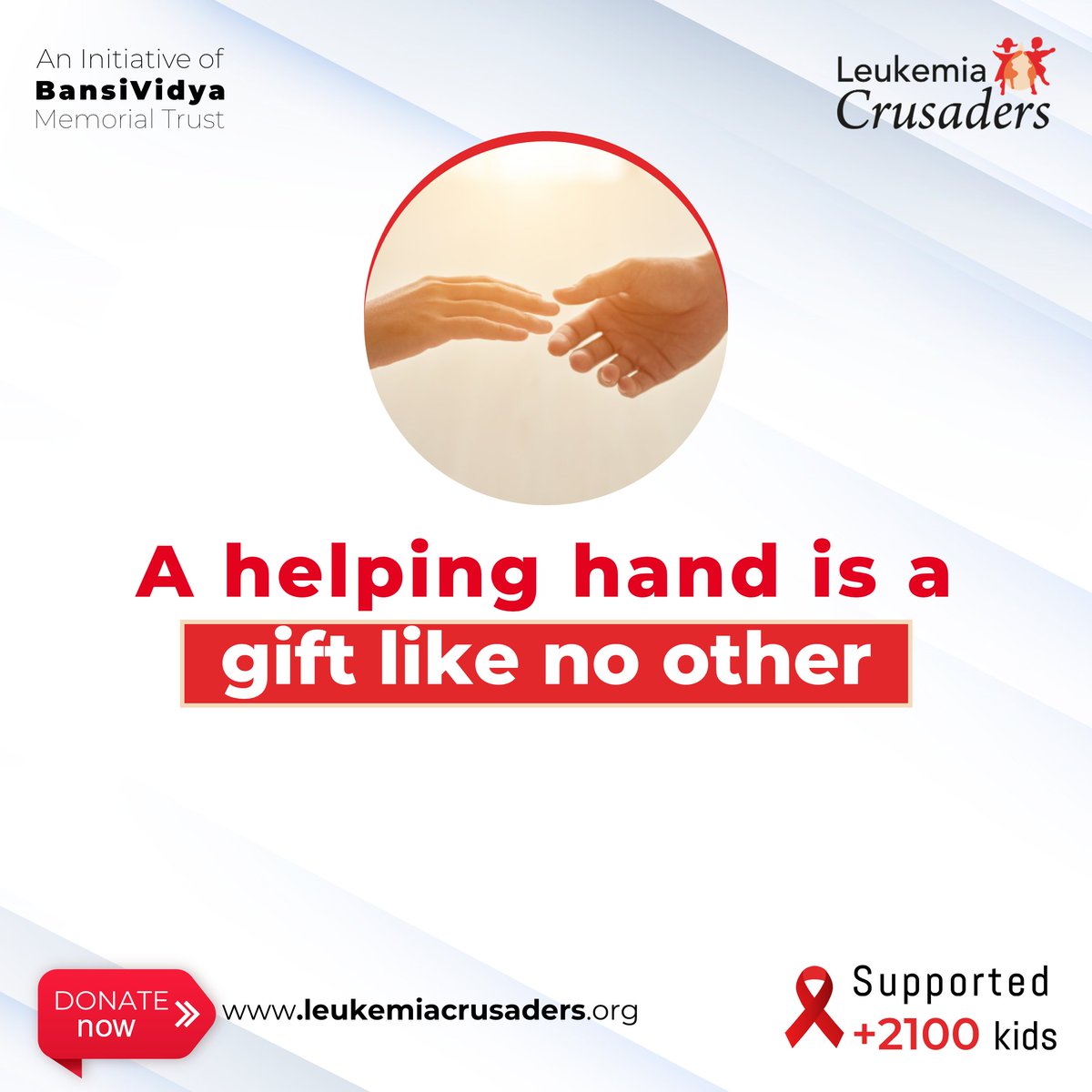 When you lend a helping hand to someone in need, you end up gifting hope, happiness and loads of positivity. Such is the power of helping the needy.
#JoinTheLCMovement #kids #help #charity #donations  #leukemia #leukemiawarrior #leukemiaawareness #donatenow #cancertreatment