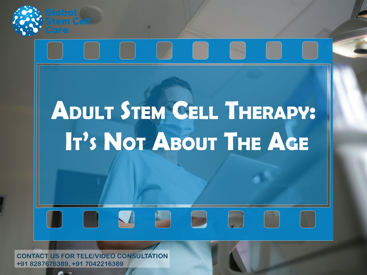 globalstemcellC's tweet photo. #AdultStemCell Therapy Its Not About The Age
To know more about Stem Cell, Contact us to get an appointment+91 82876 76389 info@globalstemcellcare.com https://t.co/PhQ3HSU9GU
#aboutstemcelltherapy #umbilicalcordstemcells #limitsofstemcelltherapy #typesofdiseasetreated https://t.co/W0l8GrU64o