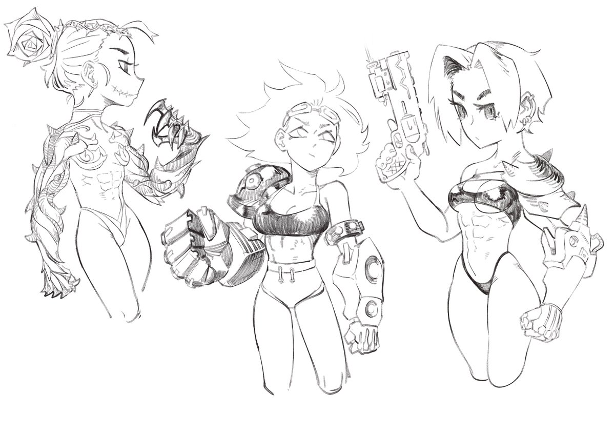 Some old patreon sketches from a few months back 