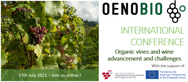 hsgeisenheim's tweet photo. "Organic vines and wine advancement and challenges" is the main topic of the 3rd OENOBIO Conference hosted by @isvv_bordeaux on July 13. Among the speakers is our Professor for Organic Viticulture Prof. Kauer. Get more information + register (free) here: https://t.co/rs3kq0FMnh https://t.co/3gxouedn8Y