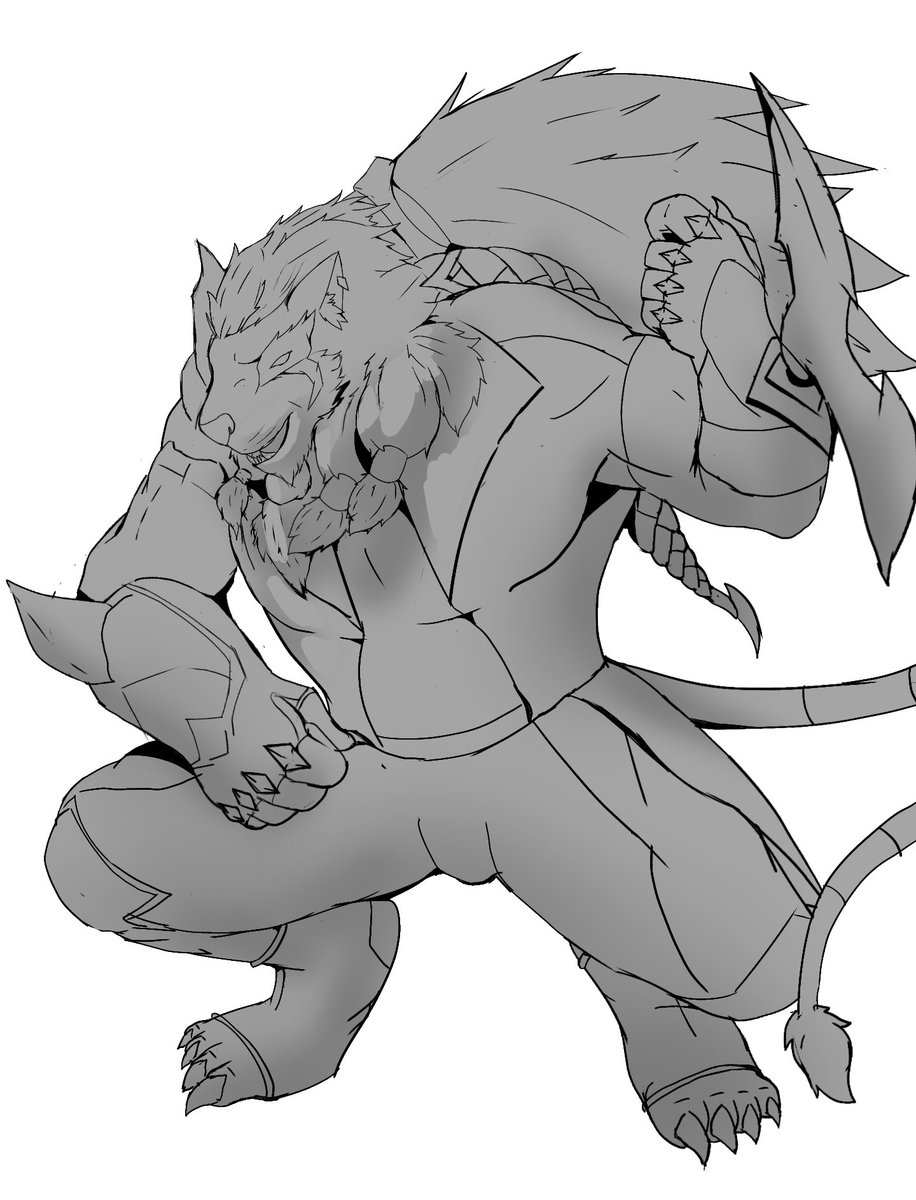 Whit3salmon_23's tweet photo. Hi guys
#Sentineloflight #Rengar
#Ruination 

Finished on this piece

I suck at coloring so I just colored it grey

Best husbando got a new skin😍🦁✨
No idea what his outfit really looks like 😂😂 https://t.co/xA9nQKpqC5