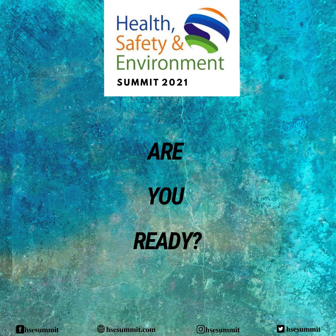 HSE IN OUR DNA: Are You Ready?

#hsesummit2021
#hseinourdna