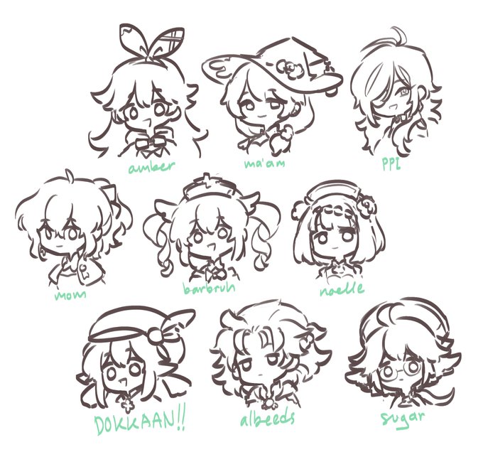 I tried to draw genshin fellas from memory too... Do try it, it's surprisingly really fun hahaha 