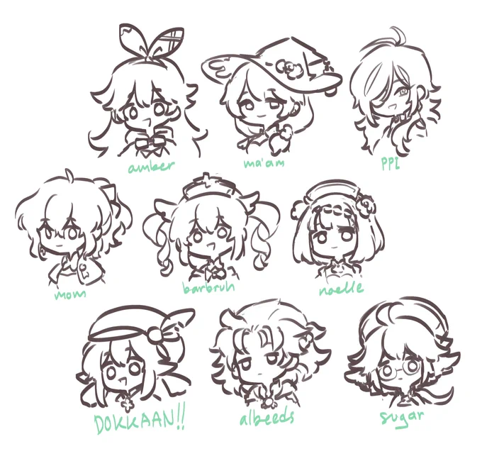 I tried to draw genshin fellas from memory too... Do try it, it's surprisingly really fun hahaha 