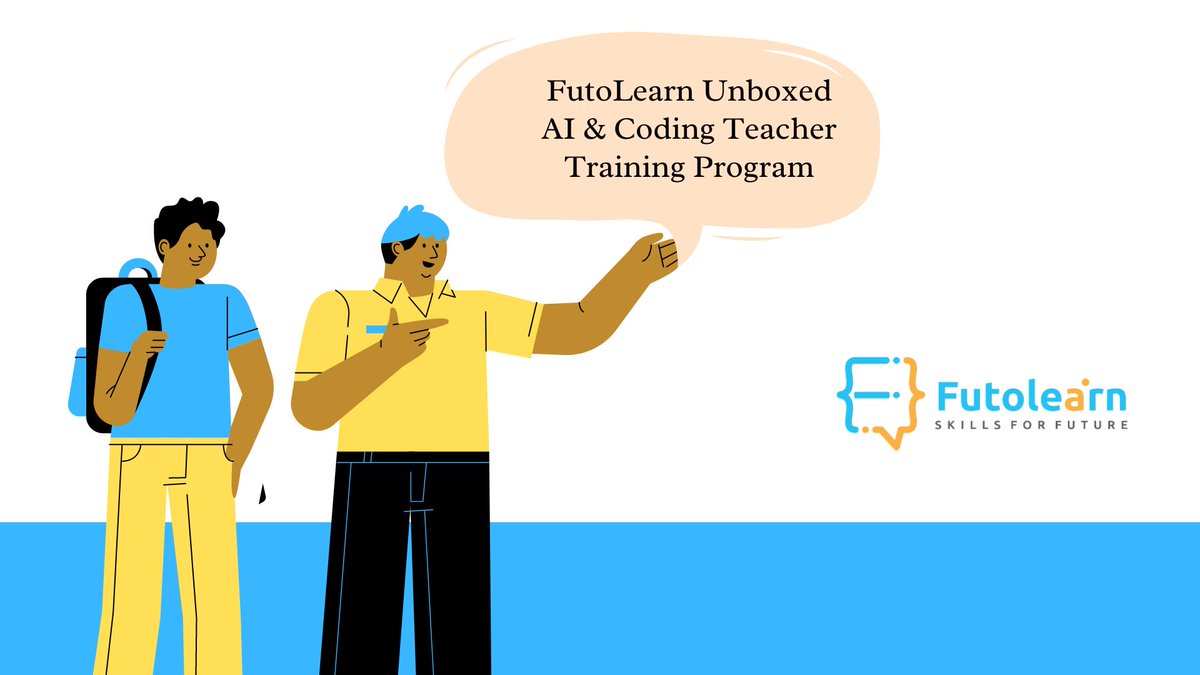 futolearn's tweet image. FutoLearn Unboxed AI & Coding Teacher Training Program.
Become FutoLearn Certified Trainer and Open your own coding school.
Register Now - futolearn.com/ai-coding-teac…
#futolearn #codingteacher #codingtrainer #unboxed #trainingprogram #schools.