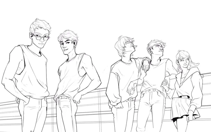 First years looking good 

#Haikyuu 