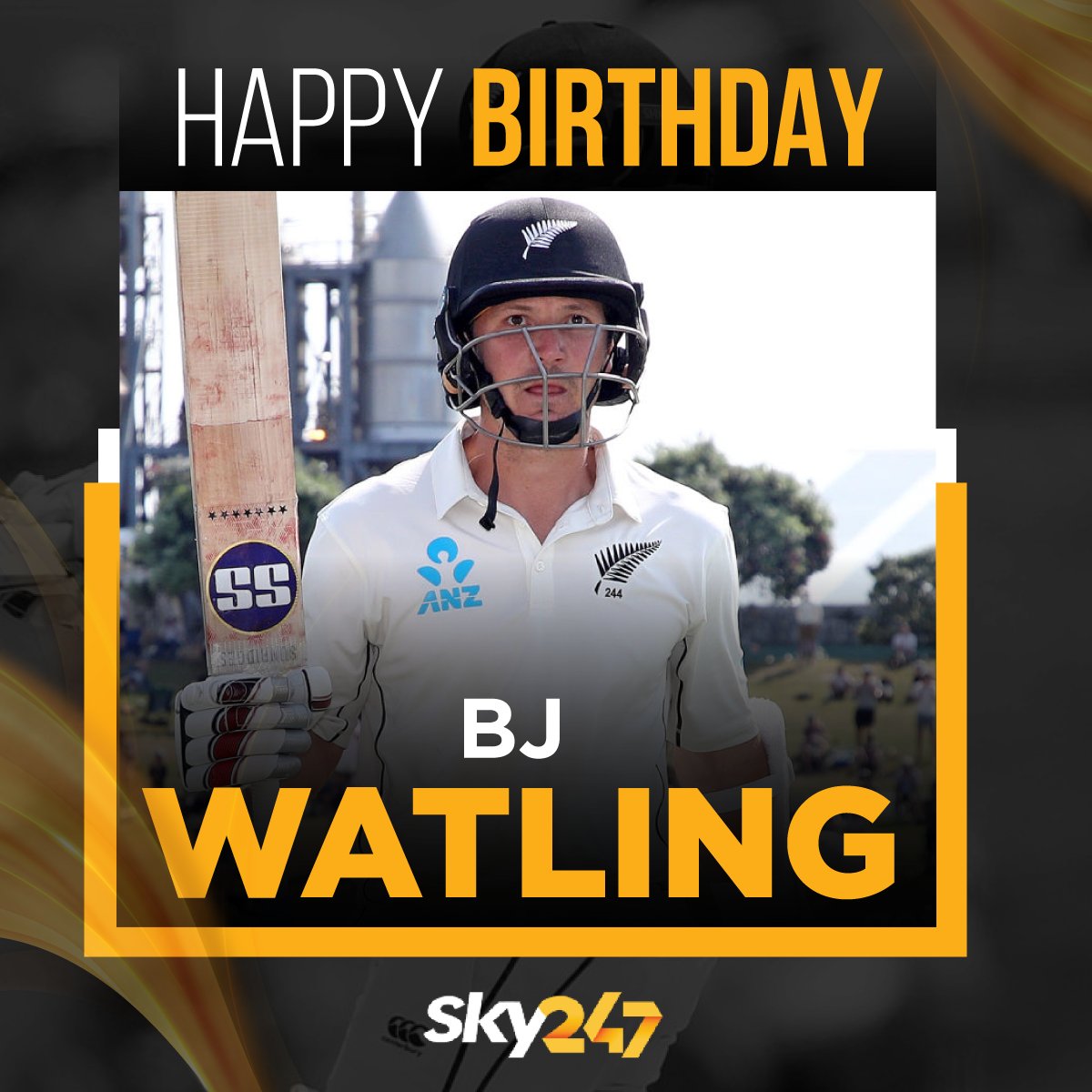 Wishing BJ Watling a very happy birthday.     