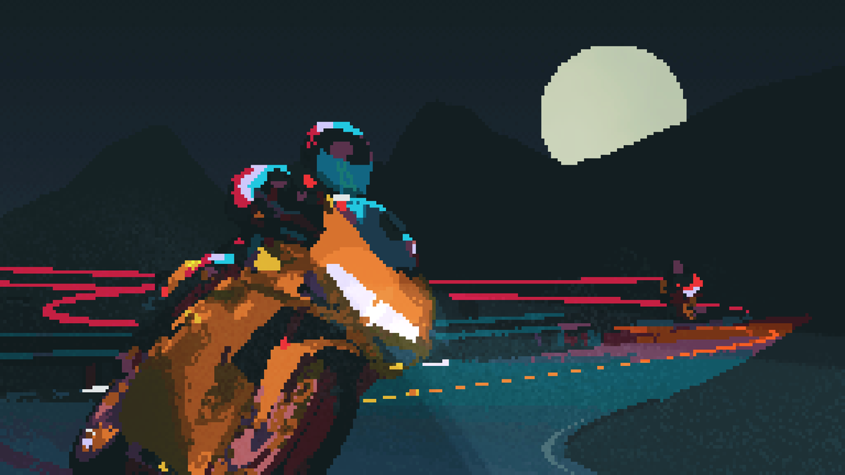 axiom_design_'s tweet photo. - Pocket Rocket -
Album artwork done for a musician called Flammen.
My first and only pixel artwork! I cheated a bit doing it in 3d first, but I definitely should do more!

#outrun #synthwave #vaporwave #retrowave #80s #90s #retro #neon #blender #blender3d #cycles #npr #pixelart https://t.co/vIr56YAqb1