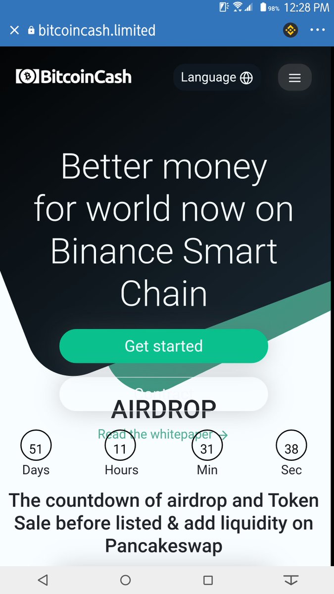 earfun89's tweet image. legit airdrop
now BCH on BSC network
no need GPU for get BCH
just claim with gas $0.10, you receive 0.001 BCH on your trushwallet, collect refferal for get more
don't miss it 👌

bitcoincash.limited/?ref=0x6297f91…