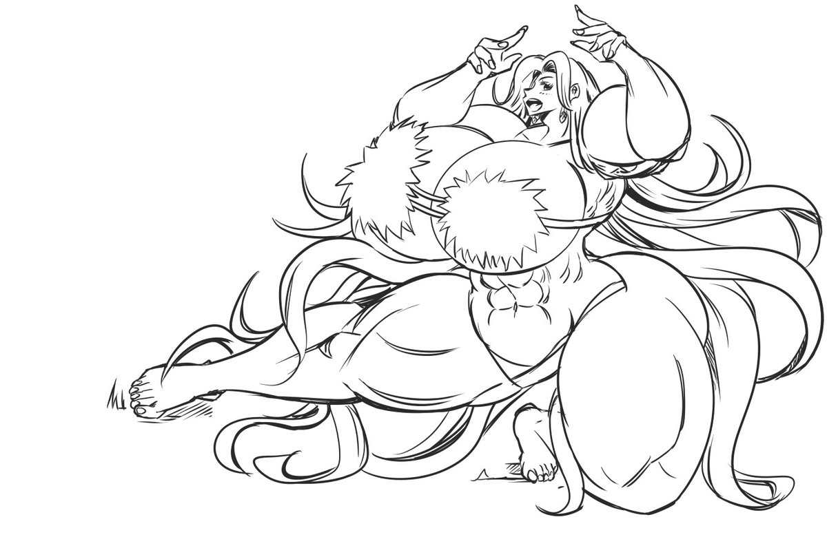 rickyxstudio's tweet photo. She takes her time to paint her fangs!
#nsfw #eroticArt #adultArt #muscularFemale #hugebreasts #hentai #muscularBabe #amazoness #femaleBarbarian https://t.co/YZOvMWZHer