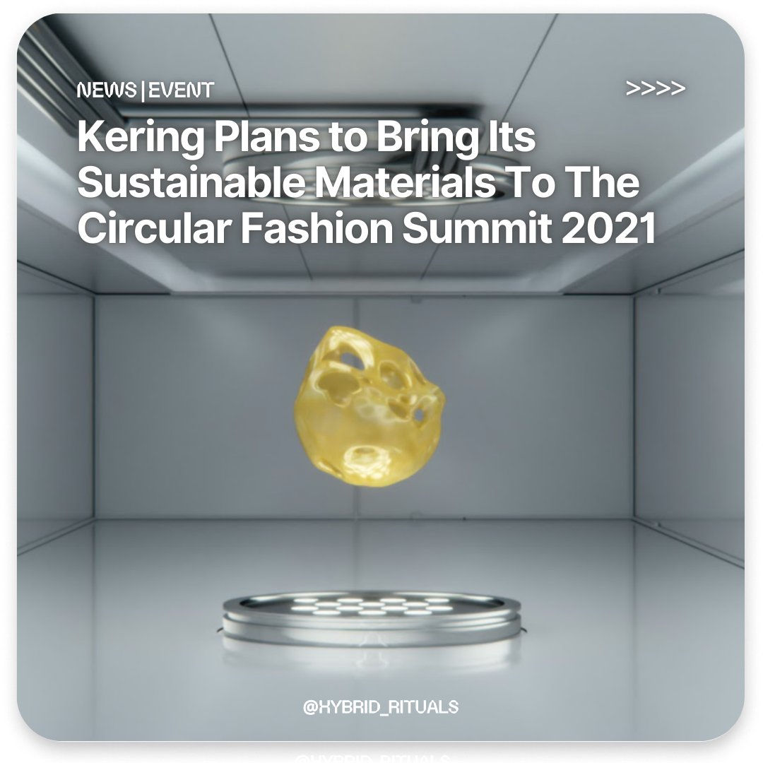 Hybrid_Rituals's tweet photo. Discover Kering's partnership with lablaco for the Circular Fashion Summit 2021. https://t.co/Xja30PsoWy
⁠Image / @Kering⁠
🏷️⁠
#fashiontech #collaboration #virtualreality #circulareconomy #CFS2021 #CFS2021VR #kering #lablaco #parisfashionweek #fabric #sustainablematerials https://t.co/iiSSnc9thX