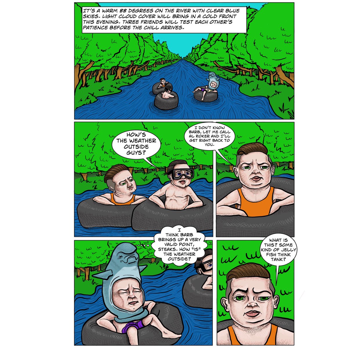 teajay23's tweet photo. “River Weather”

#art #comic #comicbooks #comicshort #cartoon #comicstrip https://t.co/NhoUoor9Lg