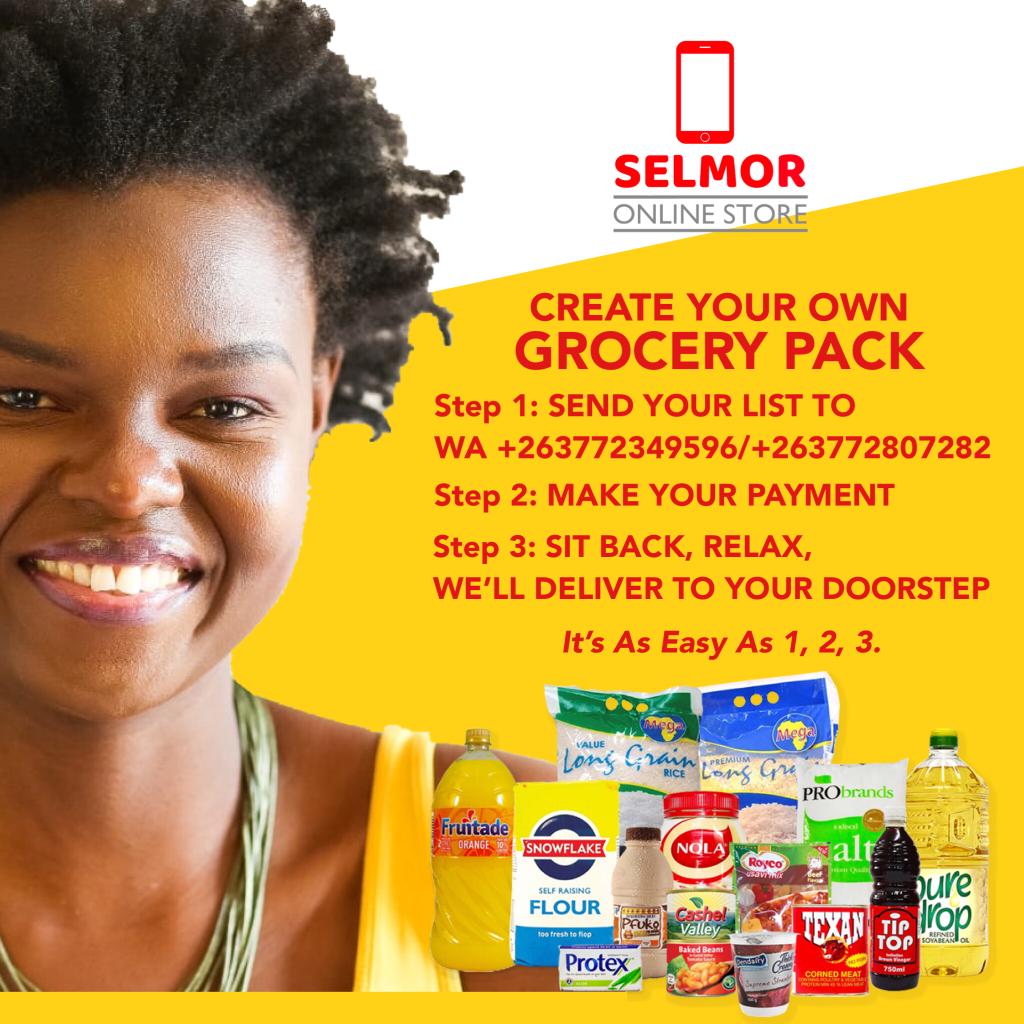 SelmorMtukudzi's tweet photo. You can create your own grocery pack. We are here for your convenience. #SelmorOnline https://t.co/5WpTEhlOMp