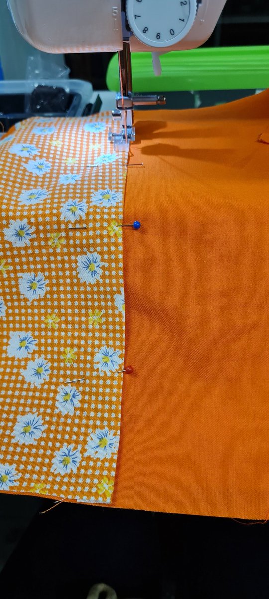 Cleotammy's tweet image. Second sewing lesson. Learned how to add a zip. Made a pencil bag.   So proud!