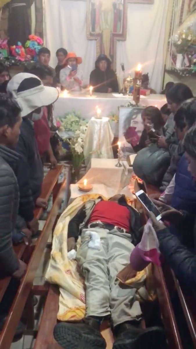 Fernando Oz (@f_ortegazabala) on Twitter photo Vi morir jóvenes en la #Masacre de #Senkata , no me lo contó nadie. Fue el 19 de noviembre de 2019, durante el gobierno de facto de <a href="/JeanineAnez/">Jeanine Añez Chávez</a> . <a href="/mauriciomacri/">Mauricio Macri</a> era presidente argentino. <a href="/alferdez/">Alberto Fernández</a> triunfó en las elecciones con el 48,24 % de los votos 24 días antes. (hilo) Vi morir jóvenes en la #Masacre de #Senkata , no me lo contó nadie. Fue el 19 de noviembre de 2019, durante el gobierno de facto de <a href="/JeanineAnez/">Jeanine Añez Chávez</a> . <a href="/mauriciomacri/">Mauricio Macri</a> era presidente argentino. <a href="/alferdez/">Alberto Fernández</a> triunfó en las elecciones con el 48,24 % de los votos 24 días antes. (hilo)