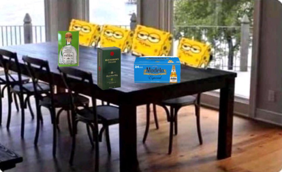 The cousins and I when we pull up to  a family event and we get hit with “ya llegaron los borrachos”