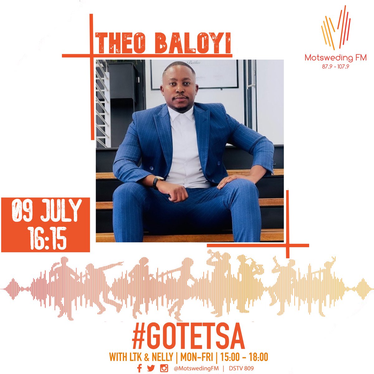 motswedingfm's tweet photo. โฐ 16H15 re tsena ka ditlhako tsa @bathu_sa re na le @theo_baloyi01 o eleng Businessman of the year - BBQ Awards ๐| Young Entrepreneur of the Year x 2 ๐๐ #SAPBA #PSEA | Forbes 30under30 https://t.co/Orp2PHFXiv