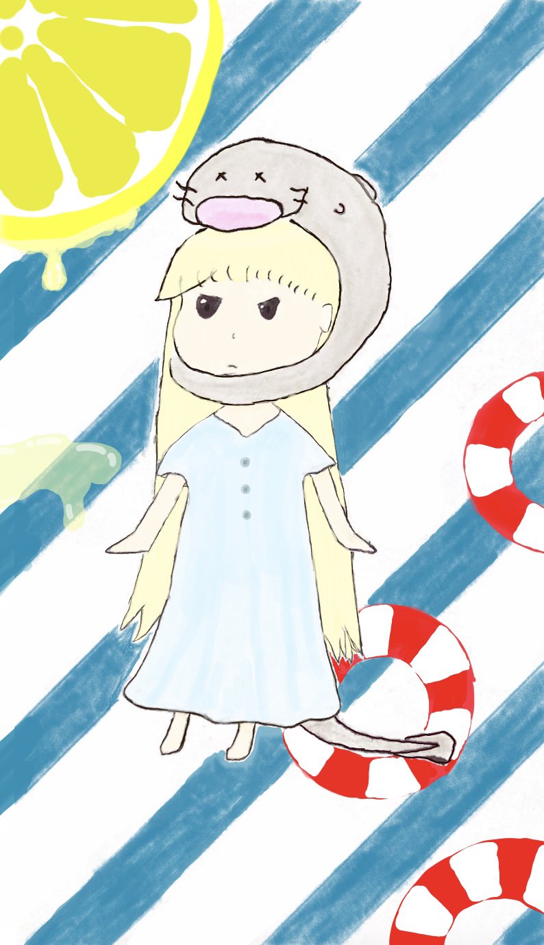 なっつ あしだ ず 前描いたやつあげちゃいますね なまずかわいいよね なまず イラスト オリジナル 魚 夏っぽい T Co Uuzygpeafu Twitter